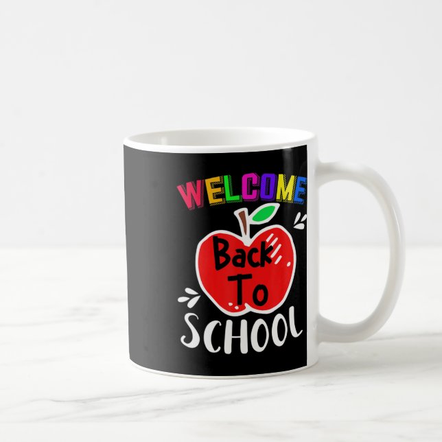 Welcome Back To School  Fun Teachers Students Gift Coffee Mug (Right)