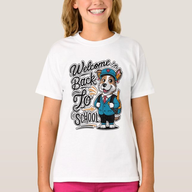 Welcome Back to School Funny T-Shirt (Front)