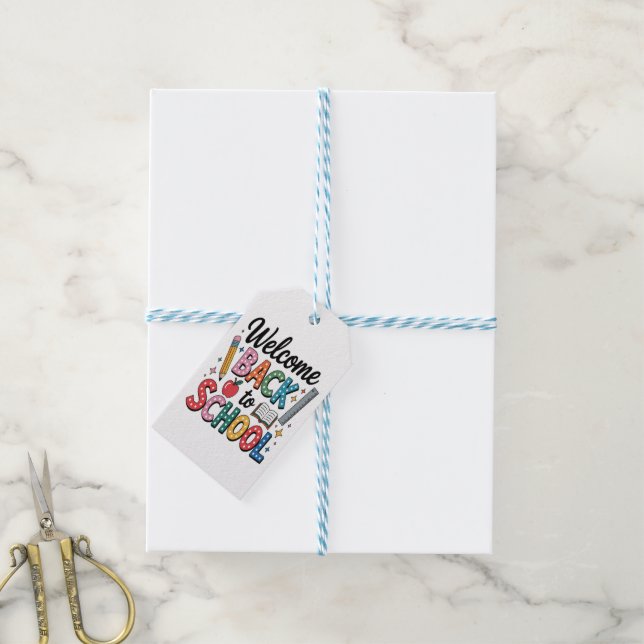 Welcome Back To School Gift Tags (With Twine)