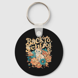 Welcome Back-to-school Happy First Day For Teacher Keychain