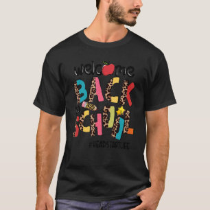 Welcome Back To School Headstart Life Leopard T-Shirt