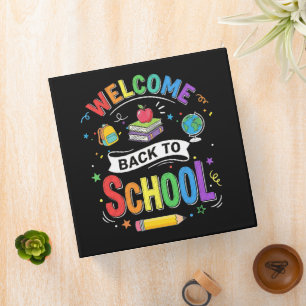 Welcome Back to School Kids Teacher First Day Binder