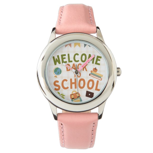 Welcome Back to School Kids Watch (Front)