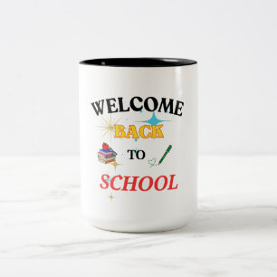 Welcome Back to School Mug – Fun & Colorful Coffee