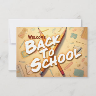 Welcome Back to School – Pencil Art Design