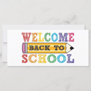 Welcome Back to School – Pencil Illustration