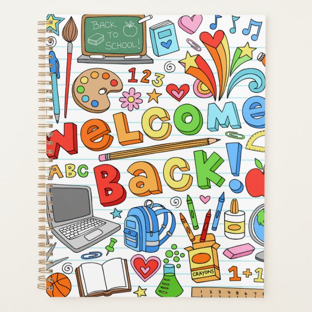 Welcome Back To School Planner (Front)
