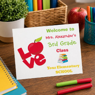 Welcome Back to School Postcard