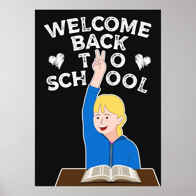 Welcome back to school poster (Front)