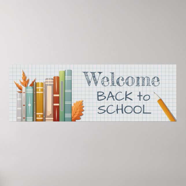   Welcome back to school Poster (Front)