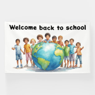 Welcome back to school, School Banner