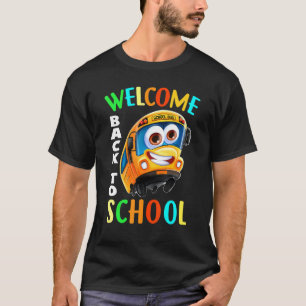 Welcome Back To School School Bus Driver Mens Boy T-Shirt