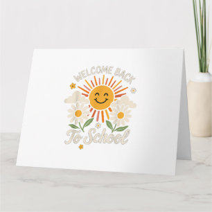 Welcome Back To School Shirts First day of school  Card