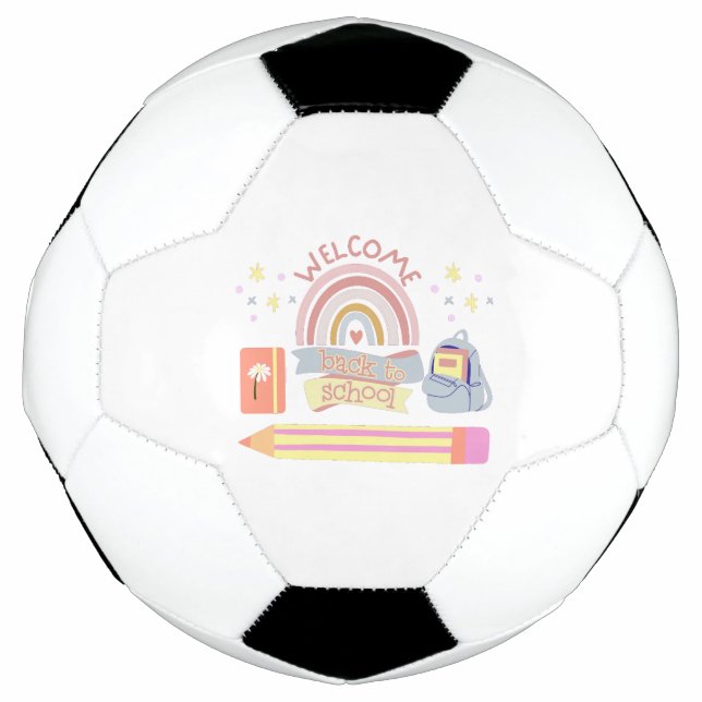 Welcome back to school soccer ball (Front)