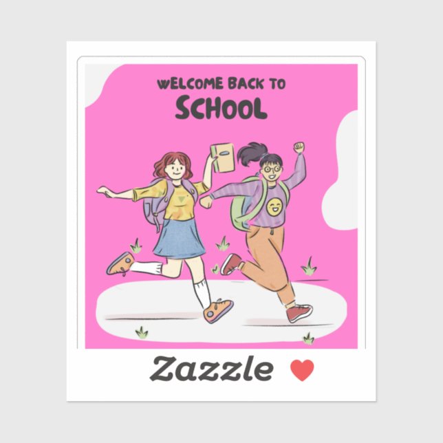 Welcome Back to School Stickers (Sheet)
