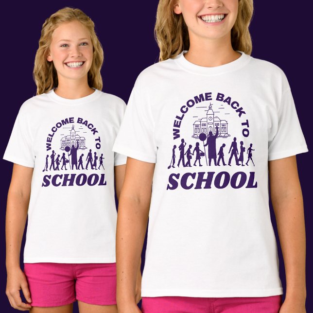 Welcome Back To School              T-Shirt (Creator Uploaded)