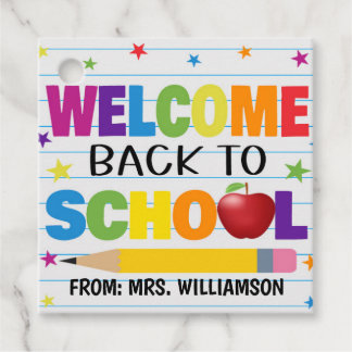 Welcome Back To School Tag, Teachers Students Favour Tags