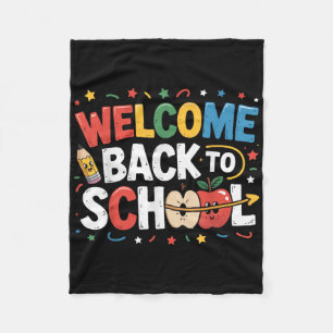 Welcome Back To School Teacher Appreciation Kids B Fleece Blanket