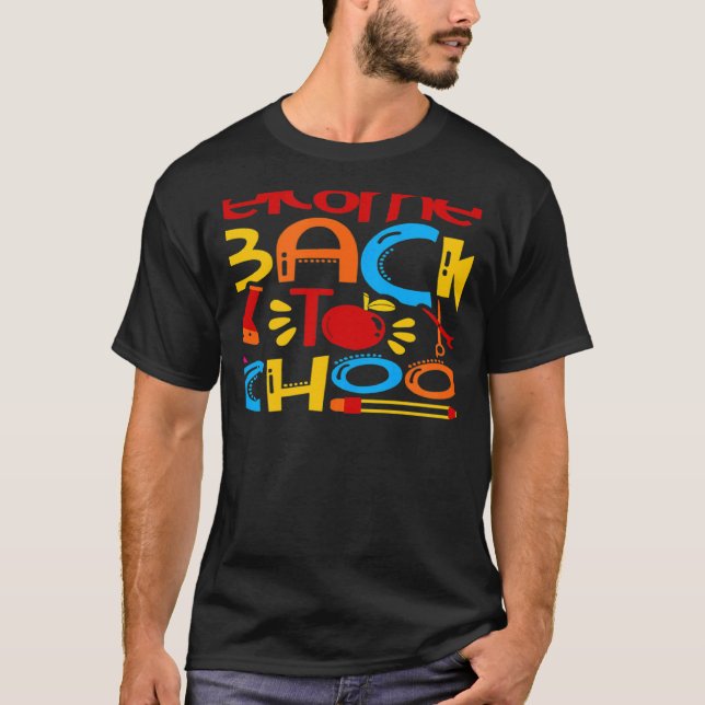 Welcome Back To School Teacher First Day Of Class T-Shirt (Front)