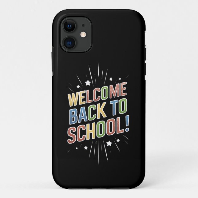 Welcome Back To School Teacher First Day of School Case-Mate iPhone Case (Back)