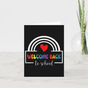 Welcome Back To School Teacher Happy First Day Of  Card