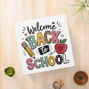Welcome Back to School Teacher Student First Day Binder