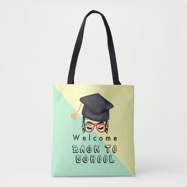 Welcome Back To School Tote Bag (Front)
