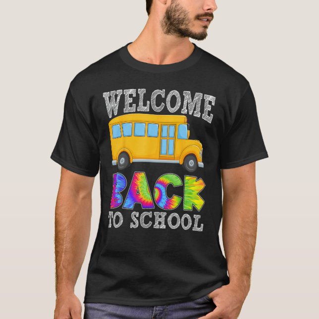 Welcome Back To School Transportation School Bus D T-Shirt (Front)