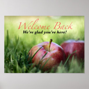Welcome Back to Students Poster