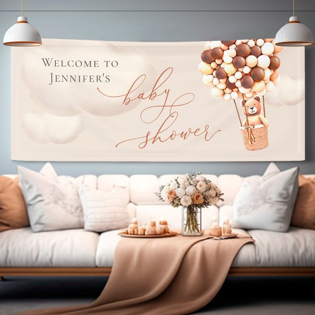 Welcome Banner Bear Baby Shower (Creator Uploaded)