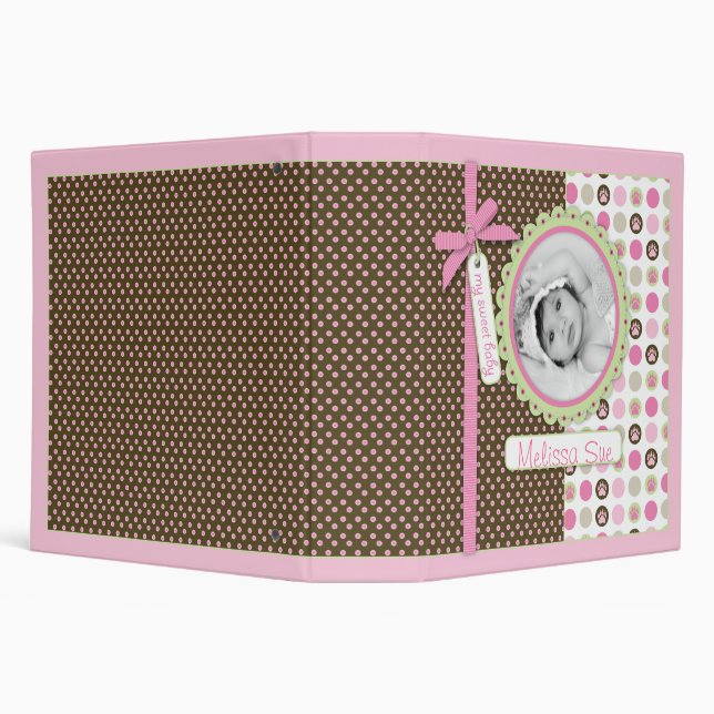 Welcome Bear Girl 2 in. Photo Album Binder (Background)