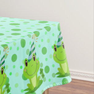 Welcome Birthday Party   Frog Tablecloth