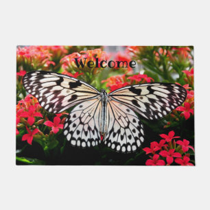 Welcome Butterfly Door Mat