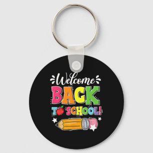 Welcome Byck To School First Day Of School Teacher Keychain