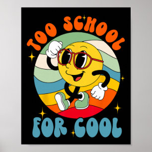 Welcome Byck To School Smile Face Too School For C Poster