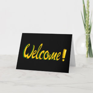 Welcome Card