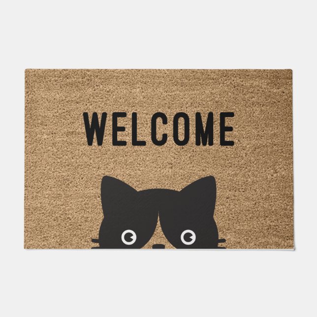 Welcome Cat Doormat (Front)