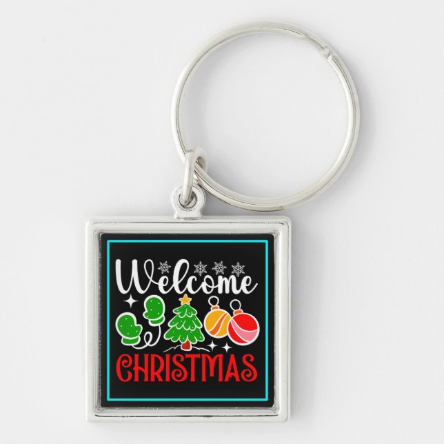 Welcome Christmas-63758 Keychain (Front)