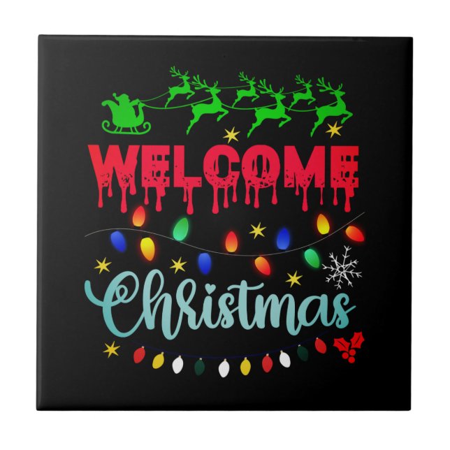 Welcome Christmas-81124 Tile (Front)