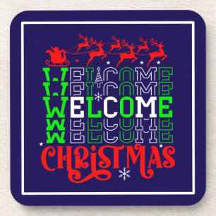 Welcome Christmas-84767 Coaster