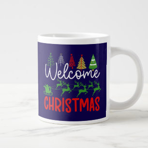 Welcome Christmas-84964 Large Coffee Mug