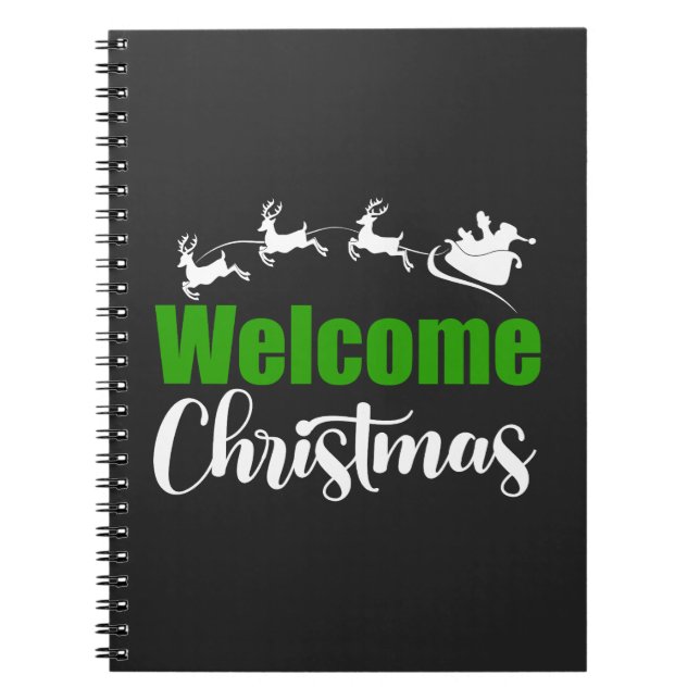 Welcome Christmas-85101 Notebook (Front)