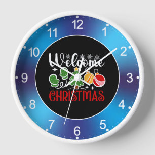Welcome Christmas Clock