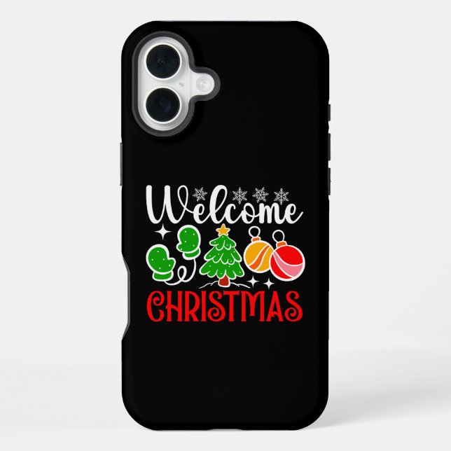 Welcome Christmas iPhone Case (Back)