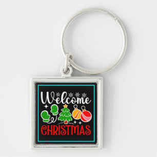 Welcome Christmas Keychain