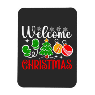 Welcome Christmas Magnet