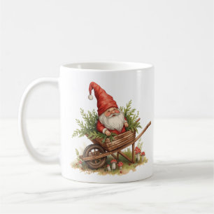 Welcome Christmas  Merry Christmas Trees & Gnome  Coffee Mug