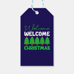 Welcome Christmas Tree Holiday Design-85600 Gift Tags