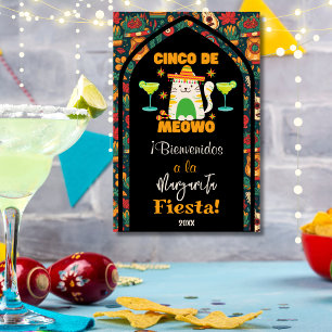 Welcome Cinco De Mayo- Cute Cat Margarita Fiesta Photo Print