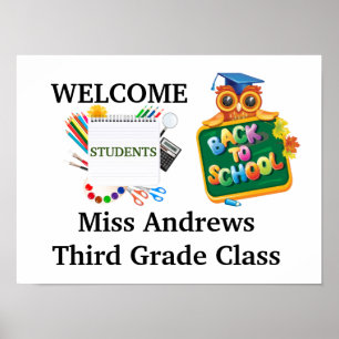 Welcome Custom Class Poster